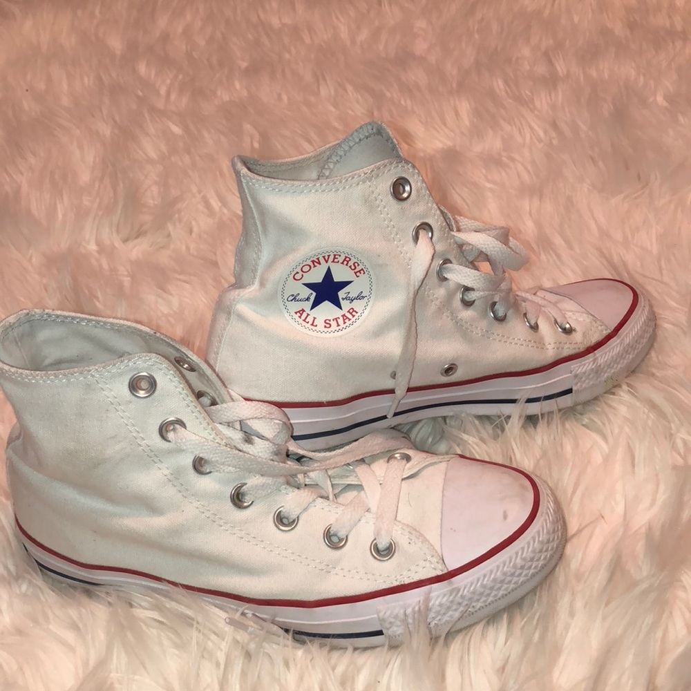 White high top converse